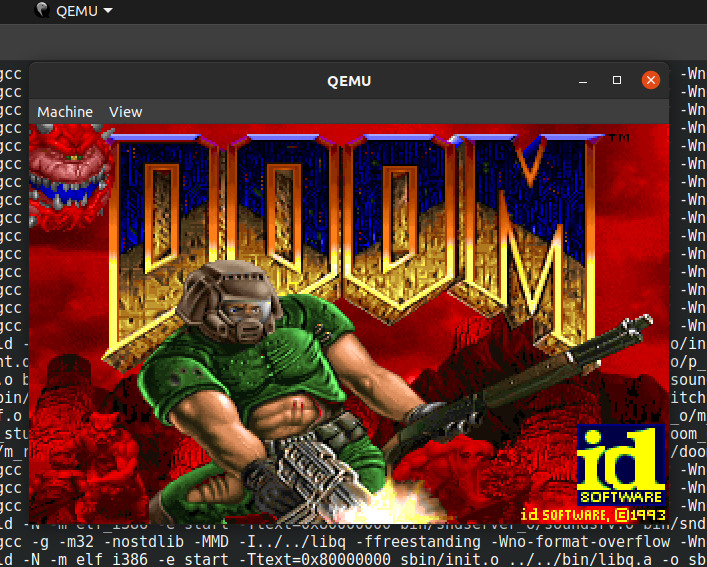 DOOM running